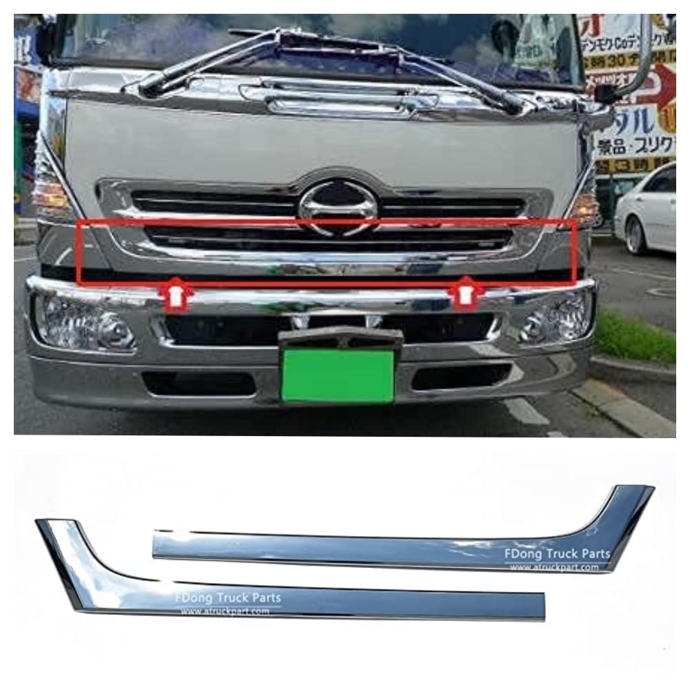 Hino Ranger Pro Chrome Grille Under Panel Truck Accessories Exterior Truck Parts (Wide)