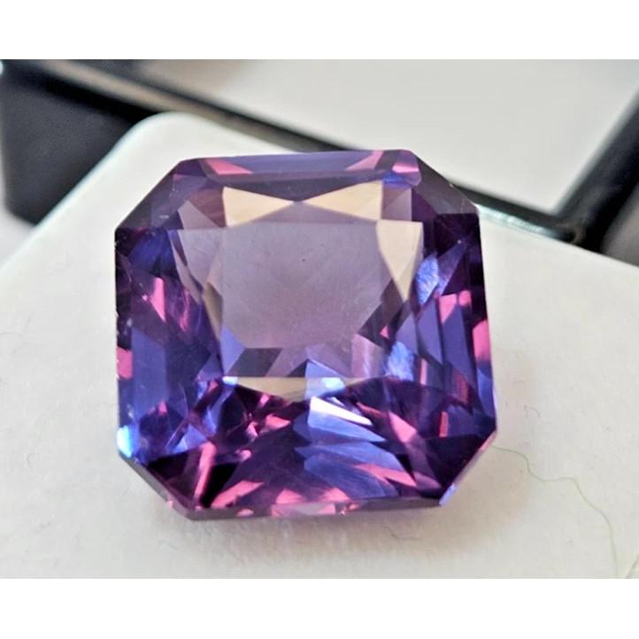 6-7 Ct Natural Alexandrite Color Changing Square Cut Fabulous Loose Gemstone