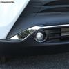 For Toyota Venza / Harrier  - 2024 Front Fog Light Lamp Ring Eyebrow Eyelid Cover Trim ABS Black / Carbon Fiber Accessories
