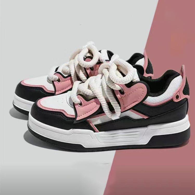 

Women s Retro Designer Casual Sneakers Designer Brand Thick Sole Shoes All-Match Comfortable Fashion Sports Shoes Zapatos Mujer 35 чёрный