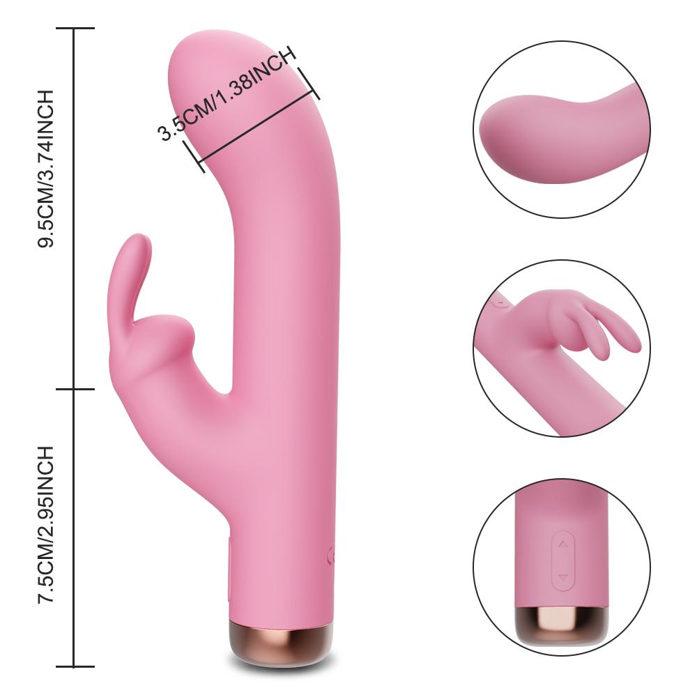 Powerful Clitoris Vagina Vibrator Ctimulator Vibration 2 In 1 Rabbit Dildo Vibrator Masturbation Tools for Women Sexy Adult Toys