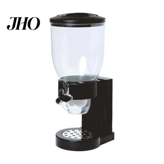 Easy Pour Cereal Container Countertop Dispenser 2L Large Airtight Grain Automatic Sealed Dry Food for Rice Candy Coffee Beans
