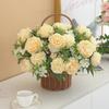 1Pc Artificial Flowers Chrysanthemum Peony Festival Accessory Home Room Table Arrangement Wedding Wreath Brial Bouquet Decor