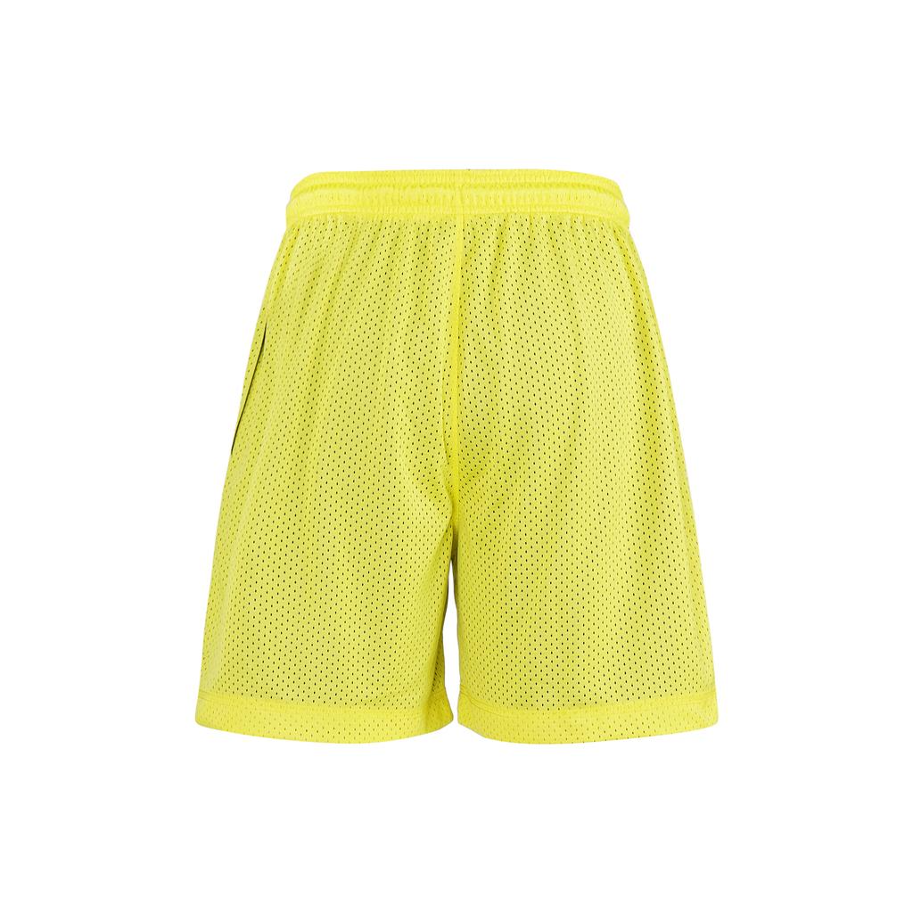 Nike Basketball Shorts Men's Yellow Moderate Straight Fit Pants DA3031-731