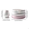 Japanisches Matcha Tee-Set, Kit mit Schale, Besenhalter, Elegantes Set