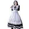 [NOKIJP] Maid Costume, Cosplay, British Style, Lace, Ribbon, Long Sleeve, Short Sleeve, Long Sleeve, Lace, British, Halloween, Formal, Maid Cafe, Coff