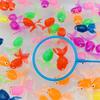 Simulation Goldfish Toy Soft Rubber Colored Fake Goldfish Model Kindergarten Fishing Outdoor Baby Water Play Toy Gift