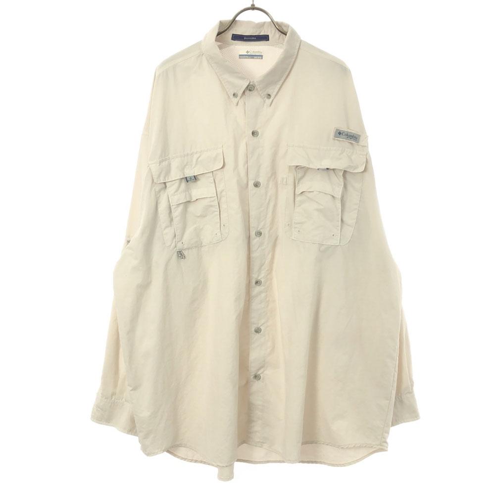 Columbia FM7048 Long sleeve Bahamas Button down shirt Outdoor Big Size Men's Used