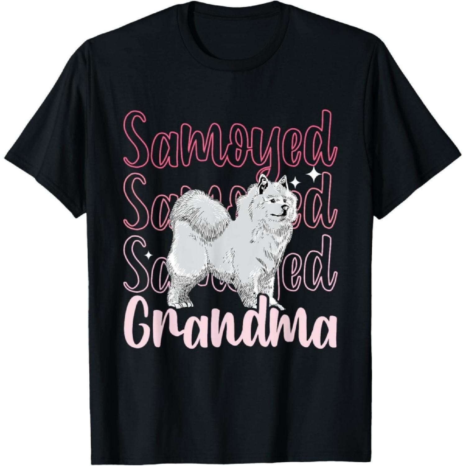 Samoyed Grandma Samoyeds Dog Owner Samoyed T-Shirt S