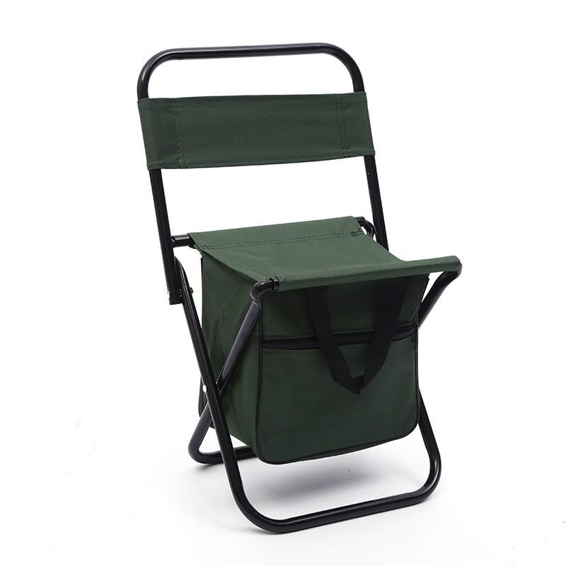 Multi-functional Camping Storage Bag with Backrest - Picnic & Fishing Folding Chair