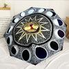 Celestial Moon And Stars 8-Frame for Travel, camping, Casual Lightweight Portable Umbrella, Essential for every family Holidays Birthday Gift