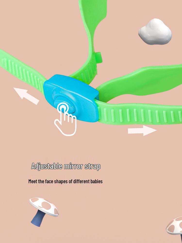 Occhialini da nuoto in silicone anti-appannamento per bambini - Impermeabili, Attrezzatura da allenamento ad alta definizione per bambini