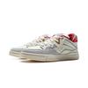 New LiNing Slip-Resistant Cushioning Abrasion-Resistant Low-Top Skateboard Shoes Men's White Gray Red AEPV019-3