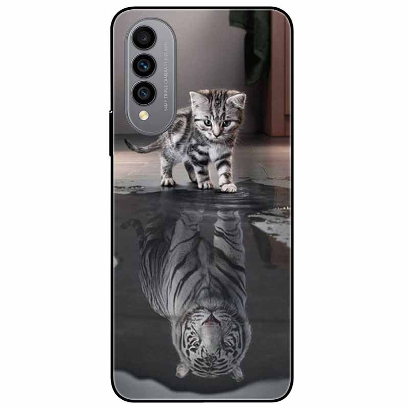 For Wiko T50 Case T 50 Phone Cover Soft Silicone Shockproof TPU Back Cases for Wiko T50 WikoT50 4G 6.6'' Fundas Coques Animal