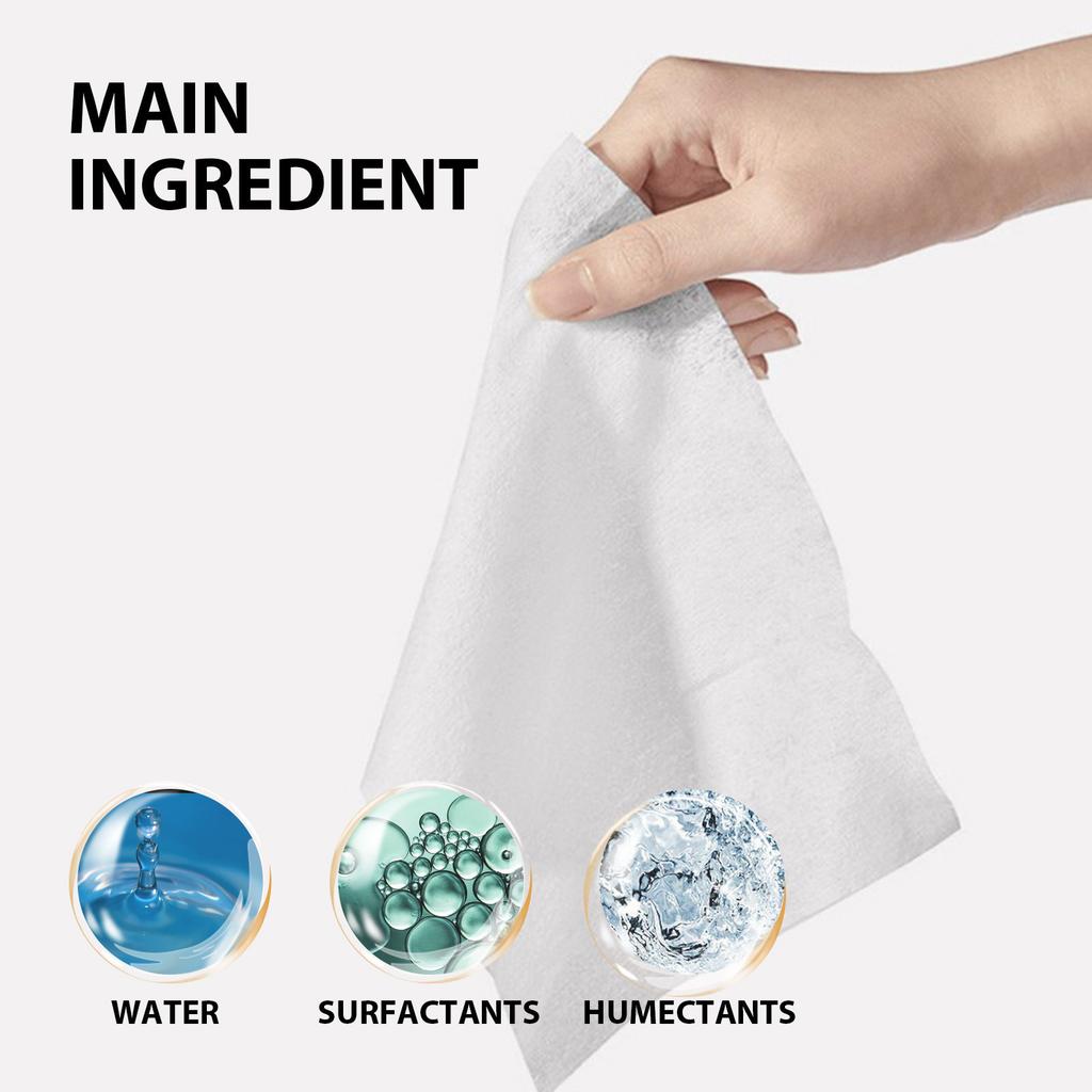 40pcs /80Pcs Convenient Cleaning Wipes All Purpose Stainless Steel Wipes Cleaning Wipes Easily Remove Grease Water Marks