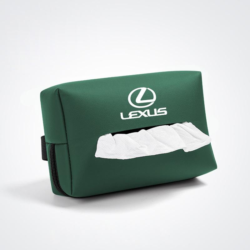 Car Tissue Box Leather Paper Towel Storage Bag Accessories For Lexus F-SPORT ES RX NX LS UX LM LX GX LC RZ IS CT GS RC HS SC TX