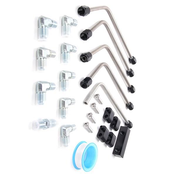 Stainless Steel Coolant Steam Crossover Pipe Kit for LS Engines (LS1, LS2, LS3, LS6, LS7, LSX)