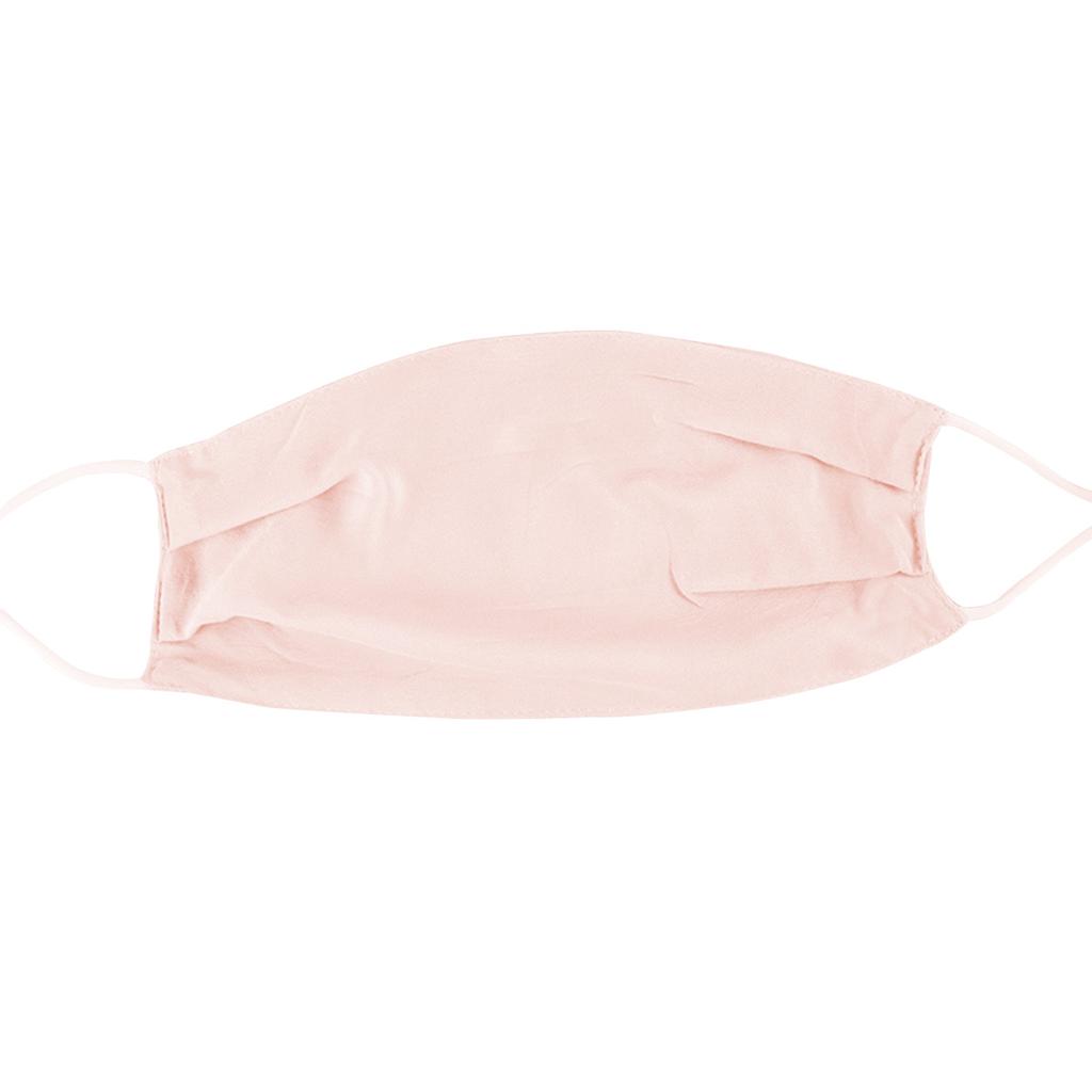Silk Face Mask Soft Dual Layer Anti-dust Anti-mist Air Filter Mouth Mask
