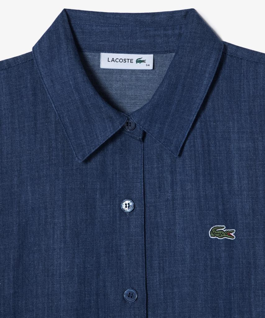 LACOSTE Women'S Belted Short Sleeve Shirt Dress Ef306E-56G 36L