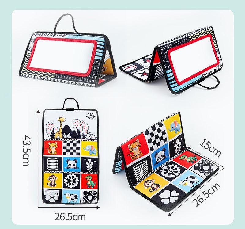 Zusammenklappbares Lachspiegel-Handy-Spielzeug für Babys und Kleinkinder