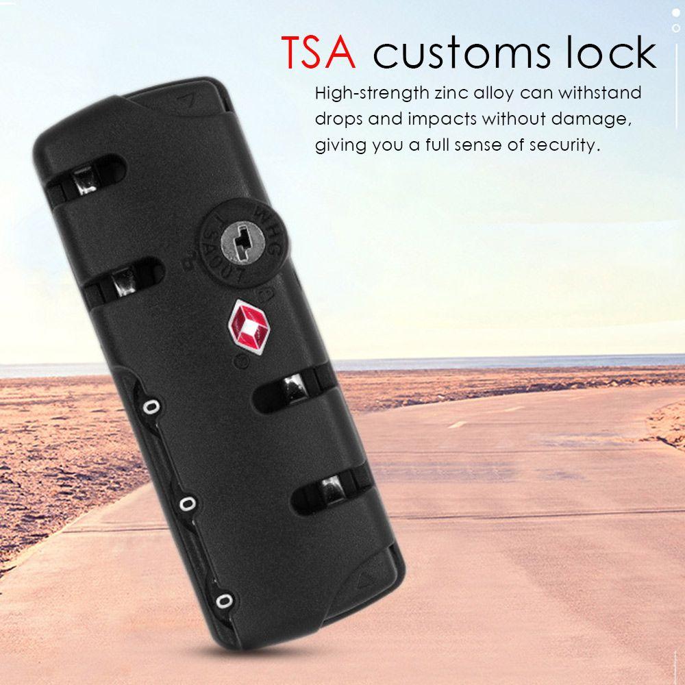Padlock Protection Security Weatherproof Safely Code Lock TSA Customs Lock Combination Lock Anti-theft