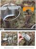 Portable Stainless Steel Wood Stove Set for Camping & Barbecue