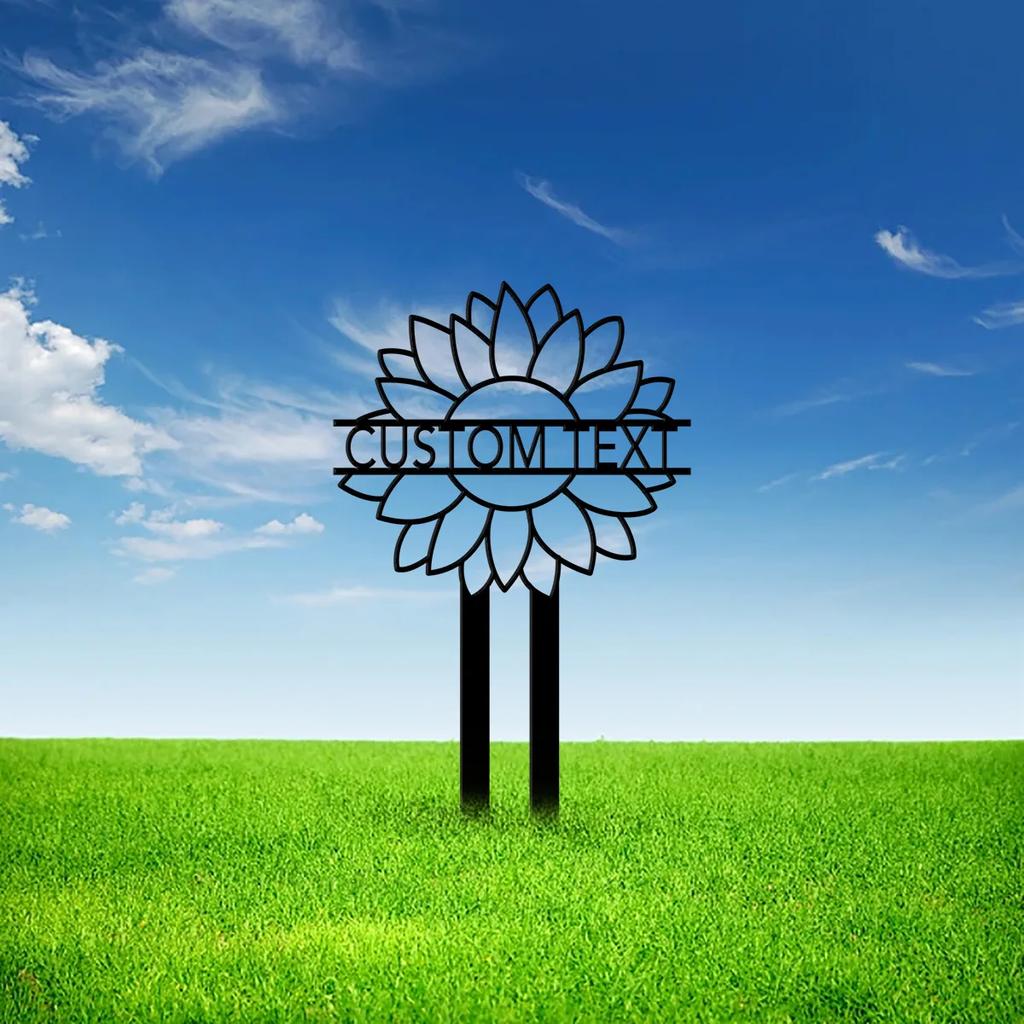 Metal Memorial Garden Stake, Personalized Name Gift, Remembrance Plaque for Mother, Sympathy Decor