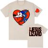 Rock Band The Jesus Lizard Tshirts Short Sleeve Cotton O-neck T-shirt for Male Hip Hop  Cartoon Printing T Shirt Men Women Tees