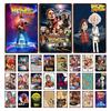Retro Poster Movie Back To The Future Tin Sign Painting Metal Plaque Vintage Bar Family Wall Decor Unique Decoration Painting