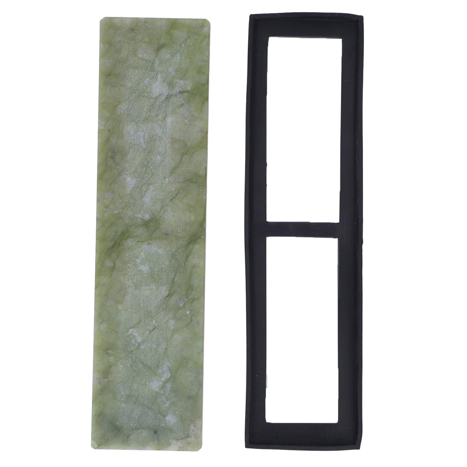 

Точильный камень 10000 грит с резиновой основой, красивый изумрудный камень для заточки лезвий для дома