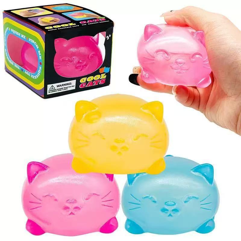 Quallenwürfel Quetschspielzeug Weiches Gelee Kneten Stressabbau Sensorisches Fidget NeeDoh Kinder Erwachsene Konzentration Antistress Angstspielzeug