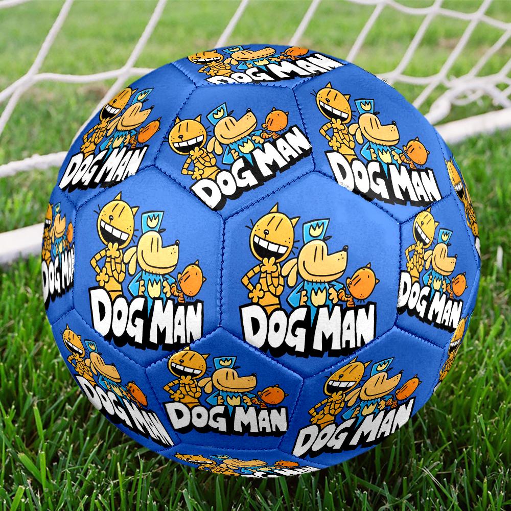 Dog Man And Friends Adventure Size 5 Soccer Ball,Indoor/Outdoor Suitable for Training Matches Tournaments Practice Games Perfect Gift for Fan