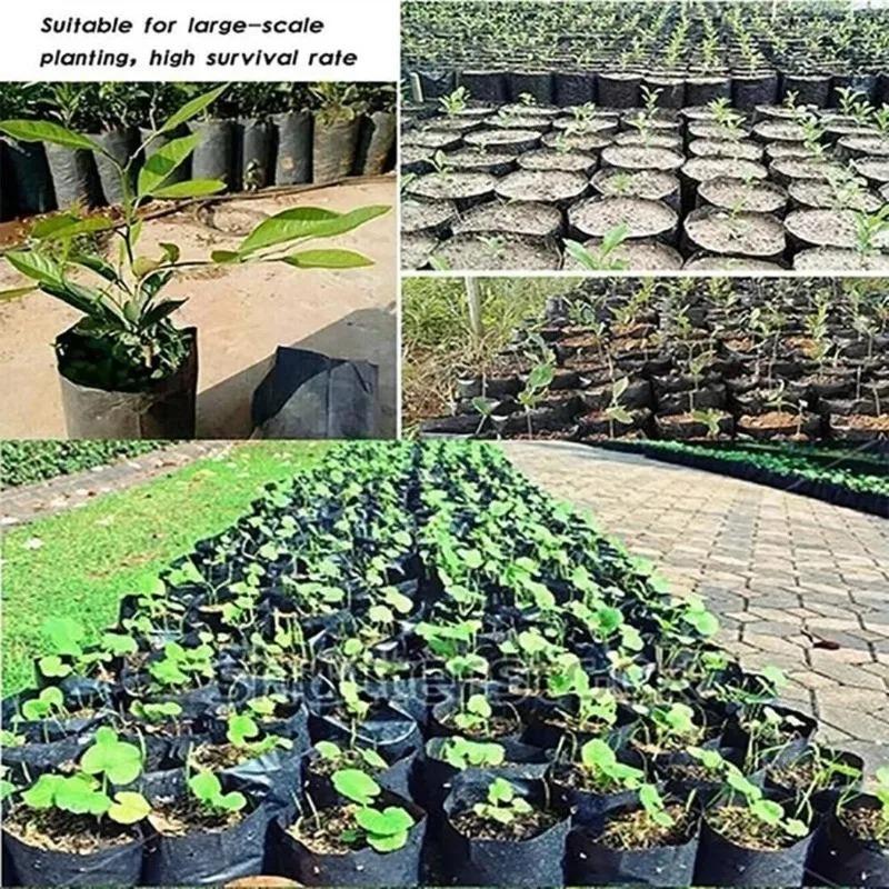 Thickened Plastic Nursery Pots Seed Starter Pot Vegetable Seedlings Cuttings Transplanting Seedling Containers Garden Supplies