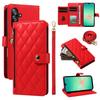 For Samsung Galaxy A16 4G/Galaxy A16 5G/Galaxy A17 5G/Galaxy A26 5G Wallet Case with Straps,Rhombus Leather Stand Phone Cover