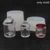 Puppenhaus Lebensmittel Glas Silikon Form Puppen Haus Mini Candy Cookie Gläser Modell Spielzeug Puppenhaus Küche Zubehör