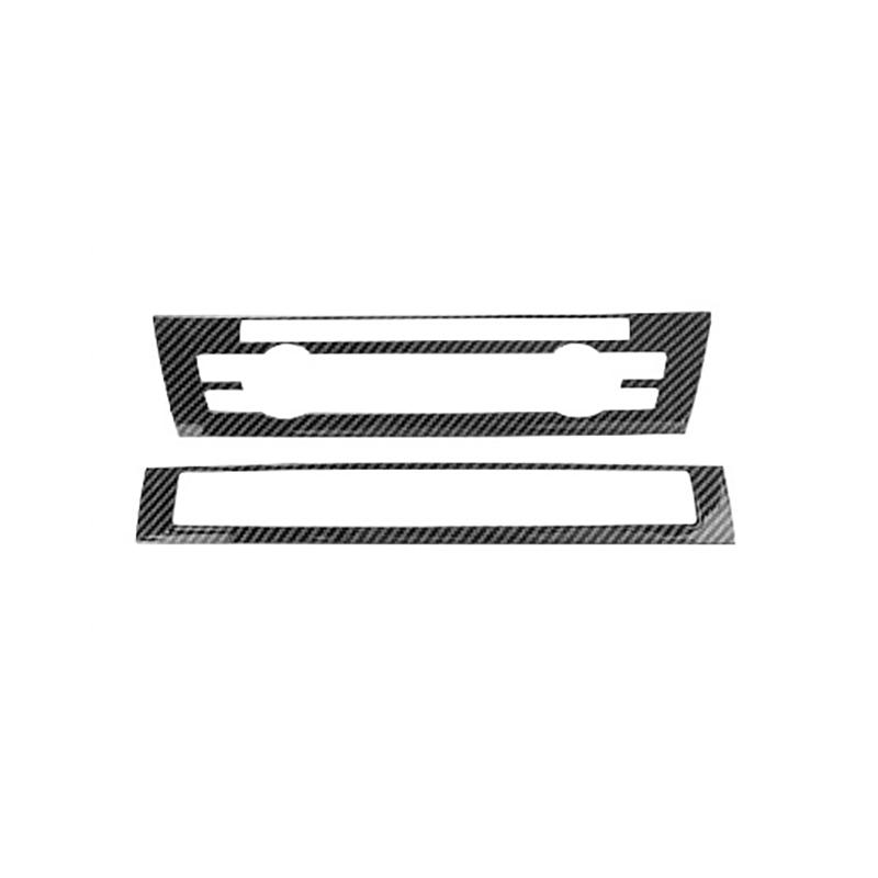 Carbon Fiber Color Center Console CD Frame Decoration Cover Trim For BMW 5 Series F10 2011-2017 Car Styling Interior Accessories