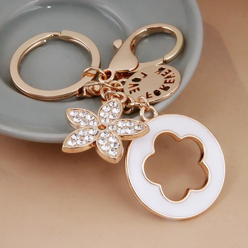 Hot Air Balloon & Hamburger Golden Keychain with Melon Seed Alloy and Sand Gold Ingot