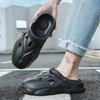 Fashion Clogs Men Sandals Light EVA Summer Outdoor Foam Hole Shoes Breathable Garden Shoes Platform