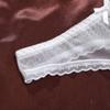 Soft Low Waist Briefs Traceless T-back Panties Fashion Lace Transparent Thongs  Daily Wear