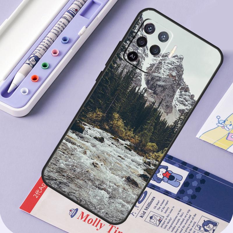 Nature Forest Mountain For Oppo A60 A80 A40 A94 A74 A54 A15 A18 A38 A58 A78 A98 A16 A76 A96 A57 A17 A77 A5 Pro Case
