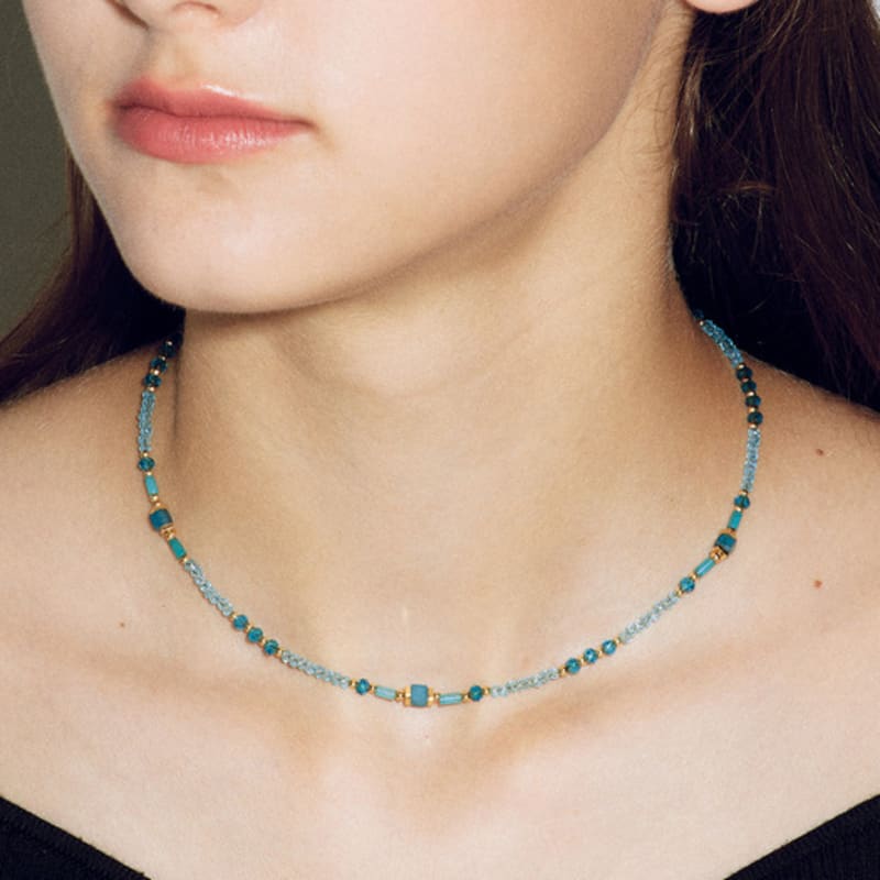 Les Bijoux Philosophy LB_Blue beads necklace