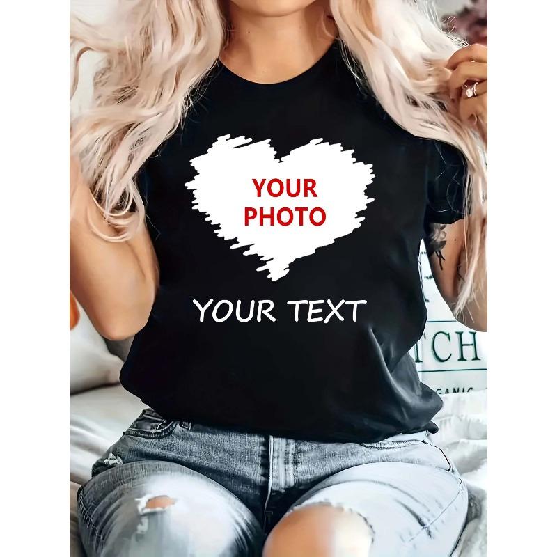 Tričko Lze prát v pračce, Jarní a letní dámská móda, Oblečení pro páry, Trendy tričko s potiskem, Pohodlný střih, Přizpůsobitelné