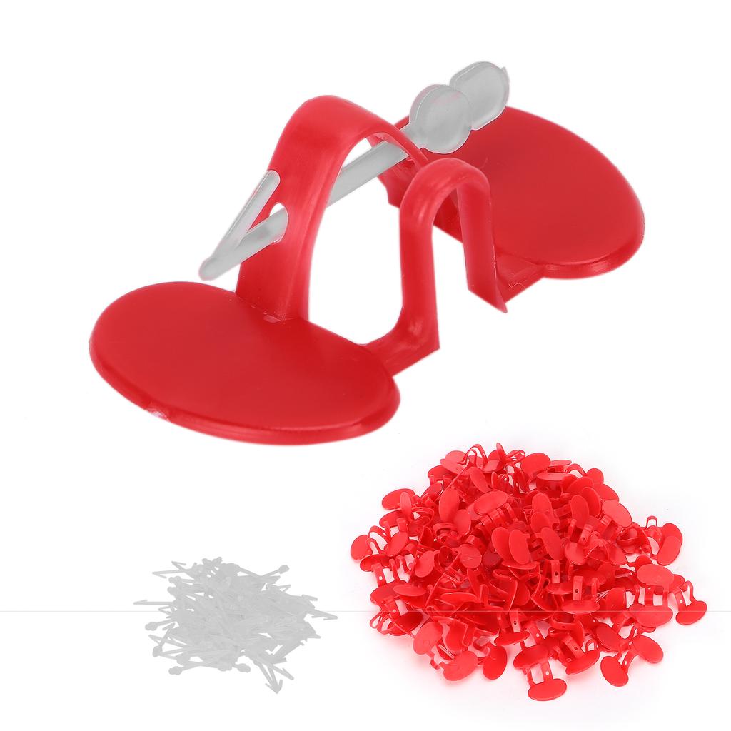 100ks Kuřecí Peeper Kuřecí brýle AntiPecking s embolií očí pro malé kuře(Dvojitý paprsek )