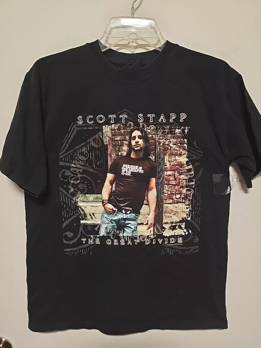 Scott Stapp 2006 Great Divide Tour Shirt Black Gift For Fan 2side L