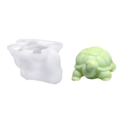 Kreative Schildkrötenform Silikonform Harzhandwerksformen Tischdekorationen Weiche Silikontextur Einzigartige Ornamentformen
