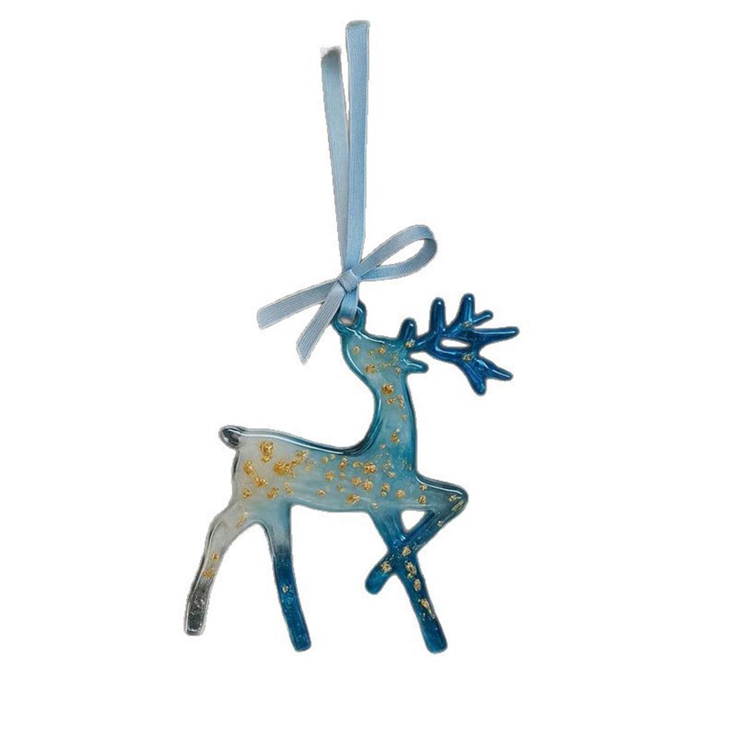 Vánoční akrylová vánoční ozdoba, Krásný modrý klidný tvar, Speciální vánoční ozdoby, Vhodné jako dárky pro přátele a spolužáky