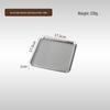 Korean Style 304 Stainless Steel Gold Rectangular Cafe Tray Dessert Plate
