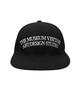 THEMUSEUMVISITOR Rabbit Embroidery Cap (Black)