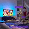 LED Light for 85 Inch TV,19.4Ft USB Smart WiFi TV LED Backlight Sync with Music,RGBW 6500K Bias Lighting,Led Light Strip Compatible with Alexa for