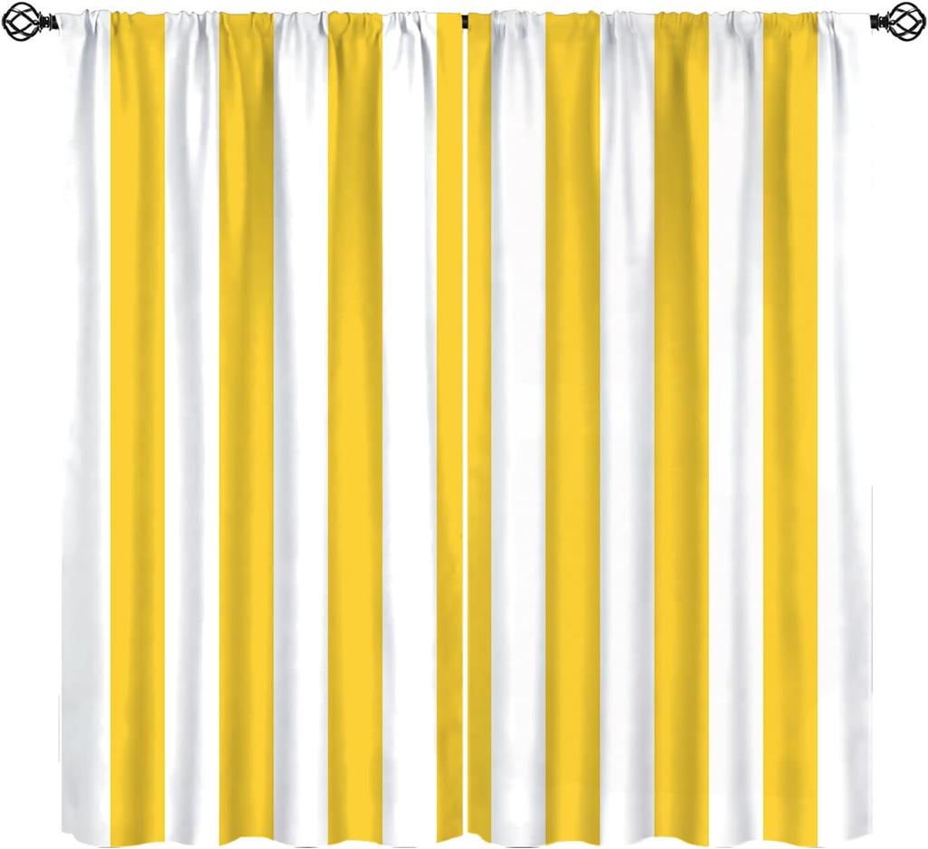 Stripe Curtains Red Ribbon Bow Stripes White Pink Background Window Treatments Insulated Drapes Panels Thermal Made Of Polyester